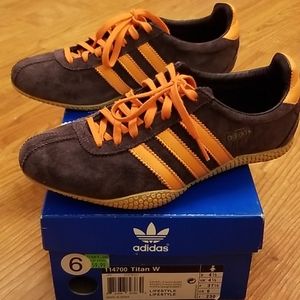 adidas Brown and Orange Women's Athletic Shoes